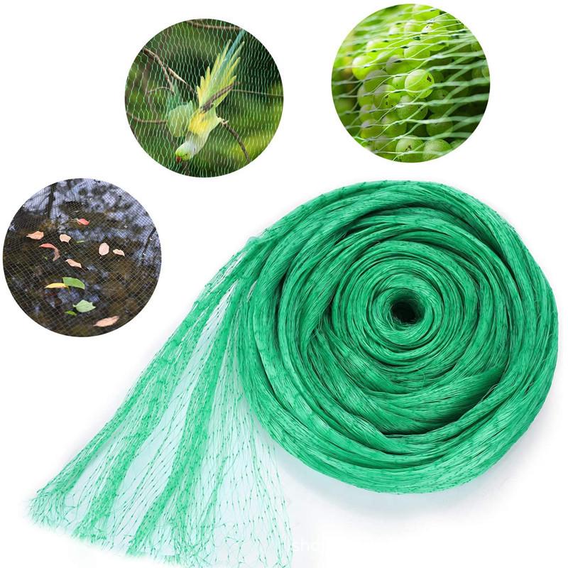 Green Bird Netting for Plant, Tree & Flower Protection - Small-Mesh Design Guards Against Birds & Rodents