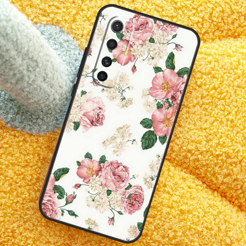 Beautiful Garden Red Roses Flowers Case For Xiaomi 15T 14T 13T 14 15 Ultra 17 Pro Max Cover For POCO F8 F7 F5 F6 X5 X6 X7 Pro