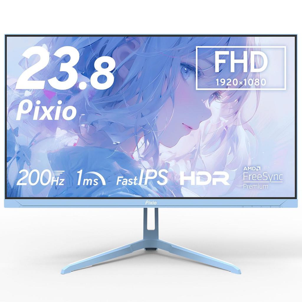 Игровой монитор Pixio PX248 Wave Pastel Blue Пастельно-голубой