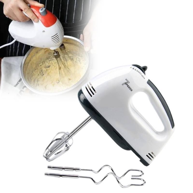 Electric 7 Powered Speed Kitchen Handheld Mixer Whisk Egg Beater Baking Cake