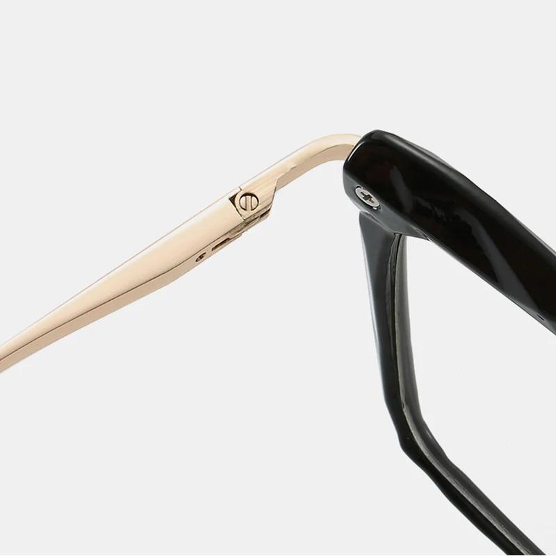 Retro Anti Blue Women Clear Eyeglasses Cat Eye Glasses Frame Women Men Alloy Resting Lense Optical Spectacle Eyeglass