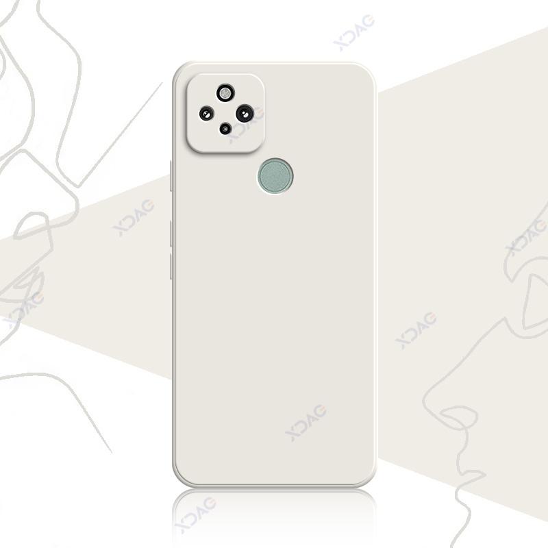 Luxury Square Liquid Silicone Cases for Google Pixel 5 A 5A Pixel5 5G Global 360 Soft Anti Fall Phone Cover Bags Coque