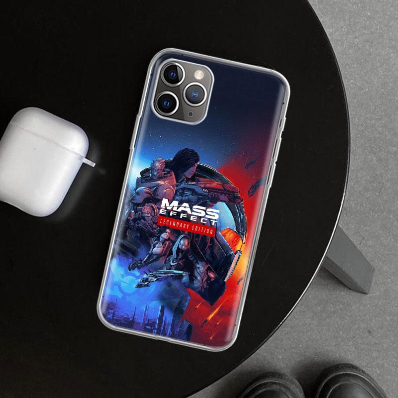 N7 Mass Effect Phone Case Cover for iPhone 11 12 13 Mini 14 15 Plus 16 Pro Max 17 Air 7 8 + SE Art Customized Fundas 11 12 13 Mi