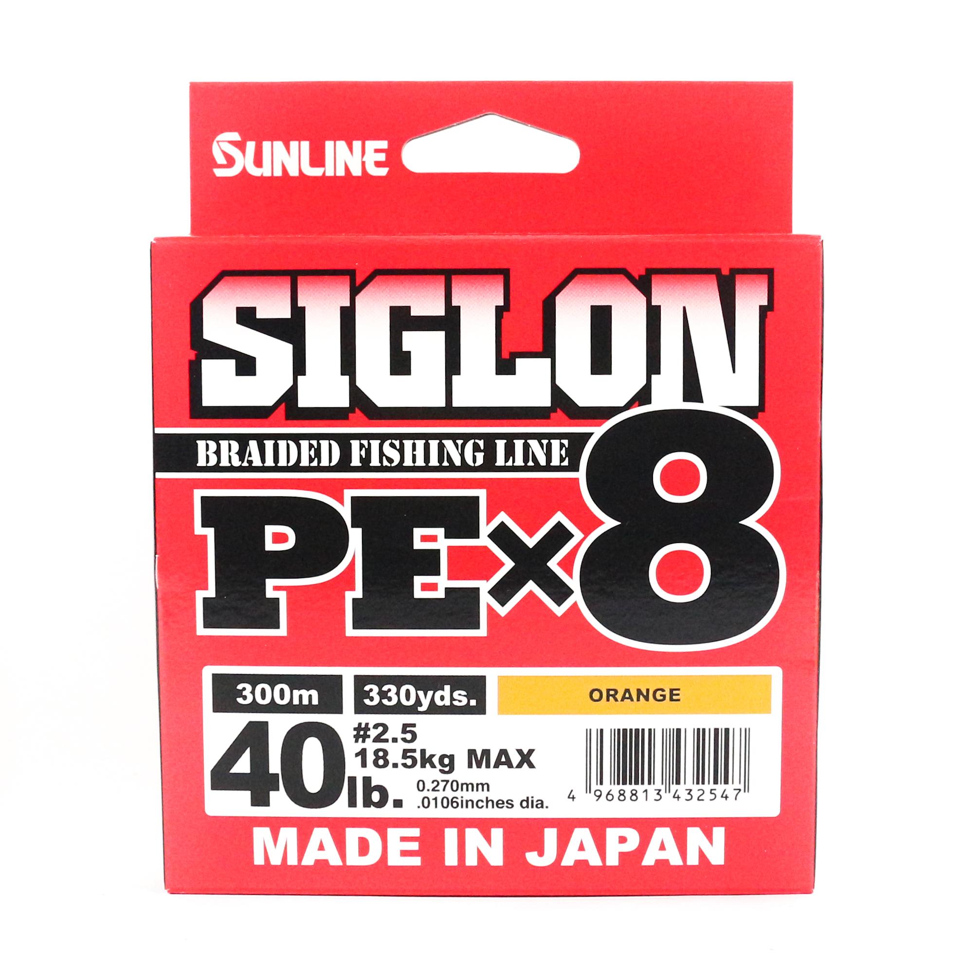 

Sunline PE Line X8 Siglon 300M PE 2,5 40 фунтов Оранжевый (2547)