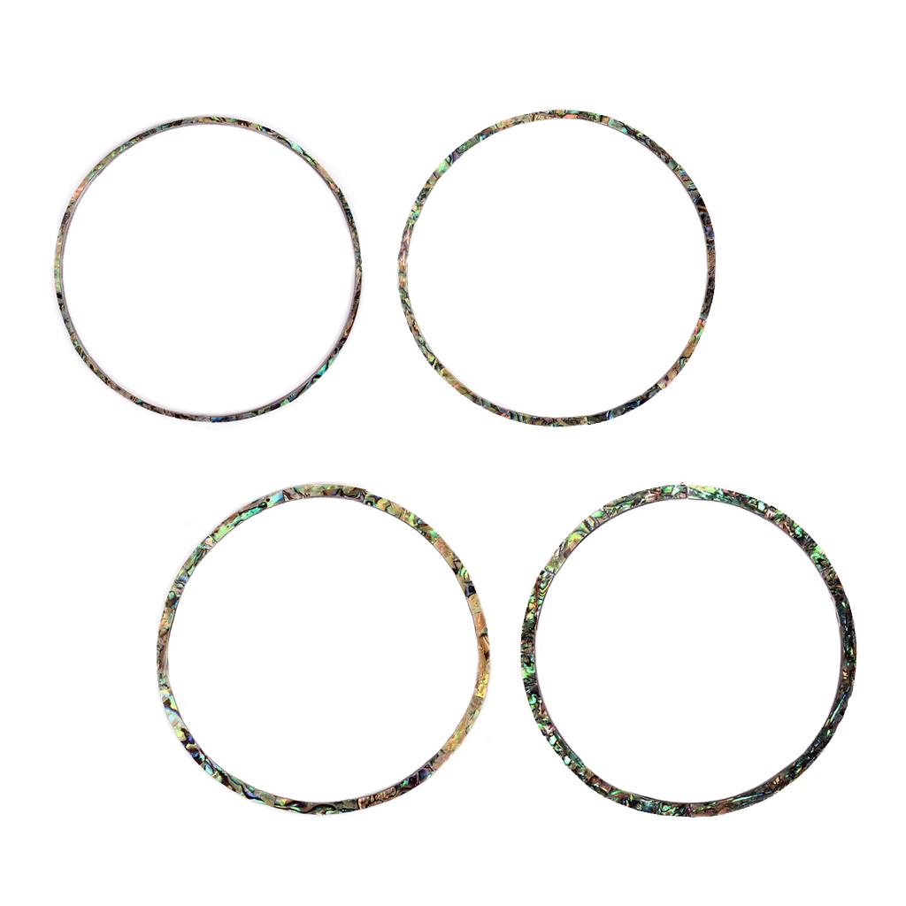 Naturliga Snäckskals Gitarr Ljudhål Dekaler Klassisk Rosett Inlägg Akustisk Gitarr Tillbehör för Luthier Gitarrbyggare