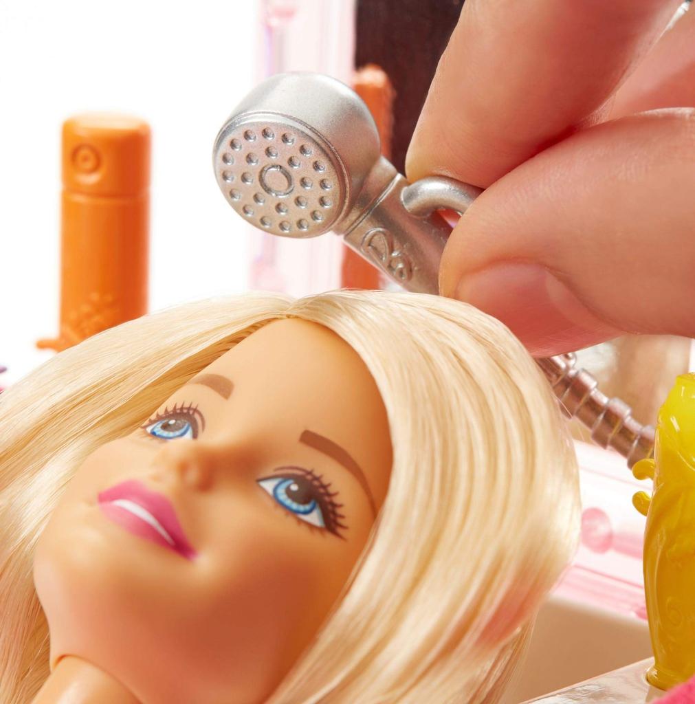 Barbie FJB36 Salon Doll Accessories Set, Multi-Colour