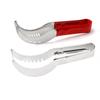 Watermelon Slicer Cutter Stainless Steel Color Non-slip Plastic Wrap Handle Not Hurt Hands Cantaloupe Kitchen Fruit Cutting Tool