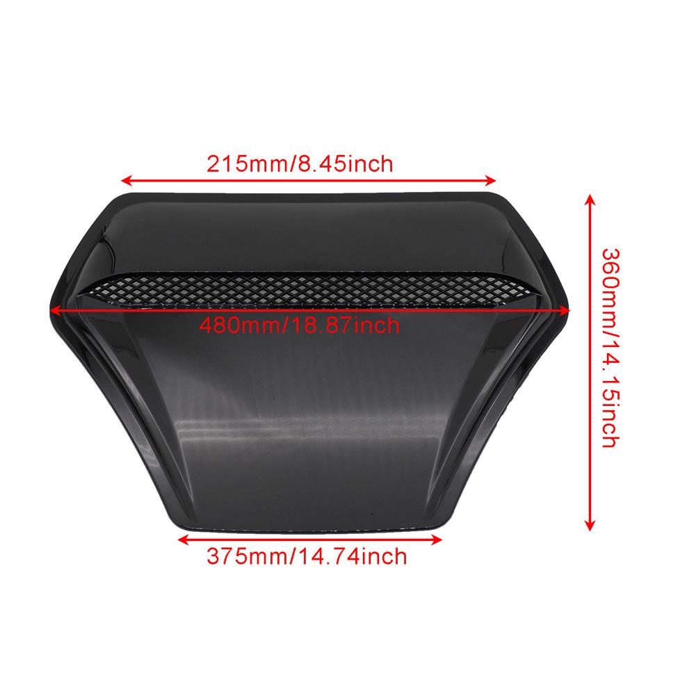 Car Engine Vent Trim Cover Fake Air Outlet Body Sticker Adhesive Simulation Air Flow Intake Hood Bonnet Cover Decoration