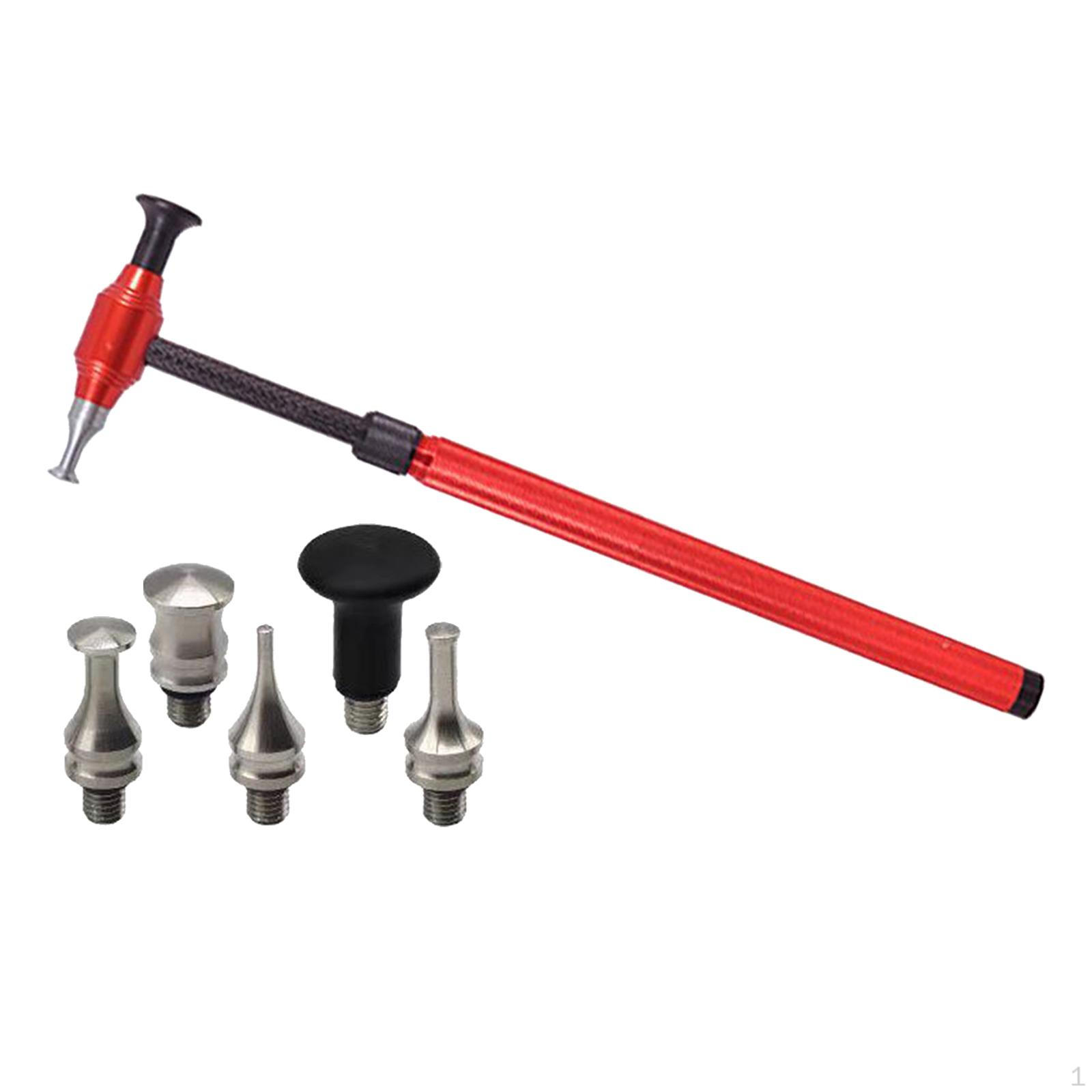 Car Paintless Dent Repair Kit, Adjustable Length Professional Compact Accessories Automobile