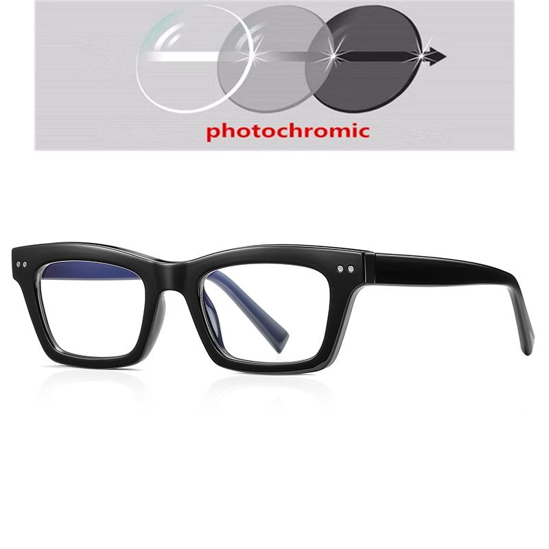 Thick Frame Square Myopia Glasses With Degree Women Men Anti Blue Rays Student Prescription Spectacles 0 -0.5 -0.75 To -6.0
