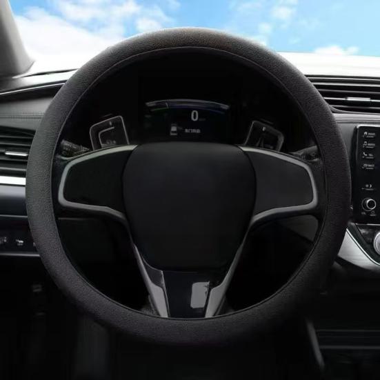 Silikon Lenkradbezug Rutschfest Schweißfest Griff Universal Lenkradschutz für Runde D-Form Flache Lenkräder