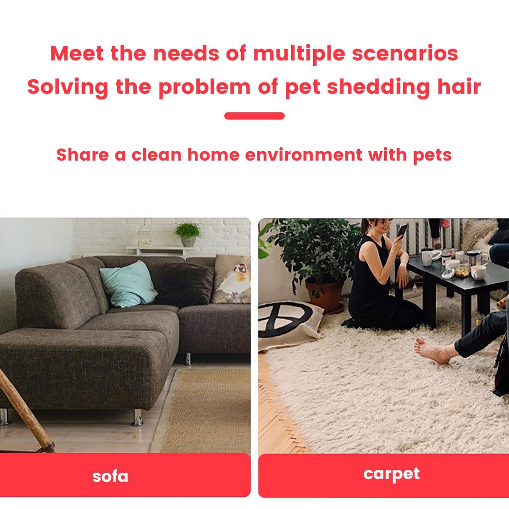 Multifunctional Double-sided Scraper Pet Hair Removal Brush Pet Hair Remover Household Cleaning Pet Hair Removal