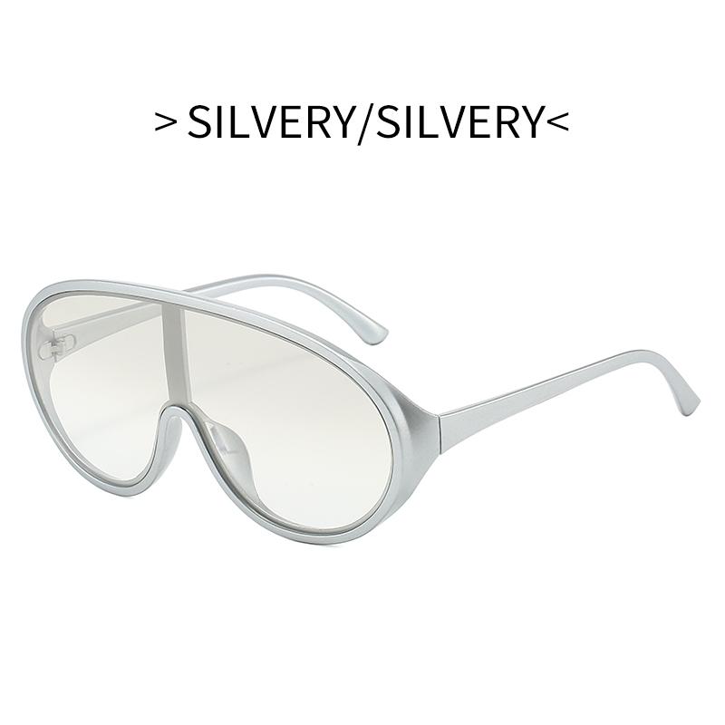 New One-piece Oversized Punk Sunglasses Women Luxury Brand Square Shield Sun Glasses for Men Wrap Around Goggle Eyewear Shades