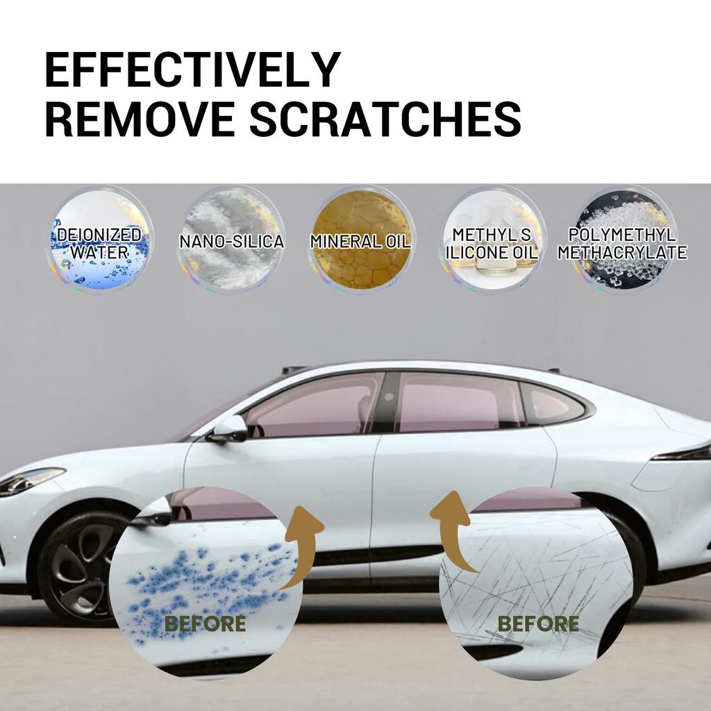 Homonth Scratch Repair Paste for Cars - Car Paint Repair, Maintenance, Renovation, Cleaning, and Brightening Scratch Repair Paste