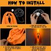 Halloween Ghost LED Light Hanging Ghost Home Decoration Outdoor Ghost House Bar Hanging Light Horror Prop Party Decoration