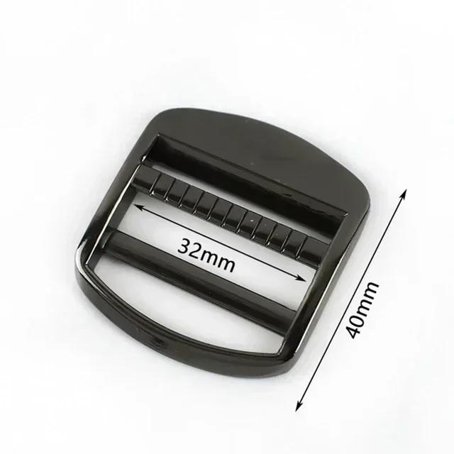 2/4/10Pcs Meetee 19/25/32/38mm Metal Adjustable Buckle Bag Straps Tri-Glide Clasp Webbing Connect Slider Buckles DIY Accessories