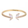Micro Pave Zircon Adjustable Open Cuff Bracelet Butterfly Clover Star Fine Jewelry Women