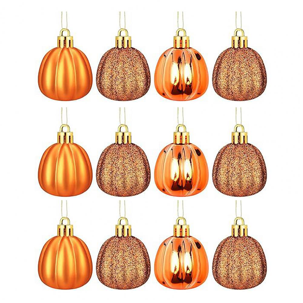 Fall Ornaments Tree Decorations Thanksgiving Pumpkin Pendant Mini Ornaments Shatterproof Fall Decorations for Home for Tree
