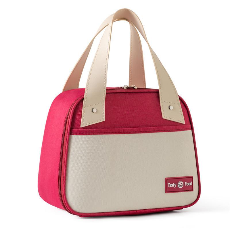 

Сумка Изоляция Термическая Трапециевидная Алюминиевая Фольга Ланч-бокс Портативный Бенто Работа красный