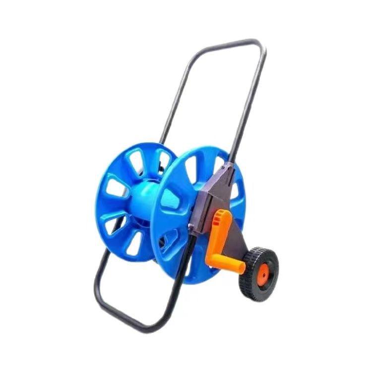 Garden Hose Cart Reel & Storage Rack Set for Household & Car Wash Use