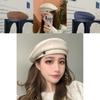 Stylish Women's Beret Hat For Fall And Winter Cozy British Wool Felt Cap