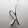 [Used] TIFFANY 925 Initial K Pendant Necklace J28-34