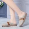 Lazy Slip-on Women's Spring and Summer Sandals, Closed-toe Slippers, Soft-soled Women's Shoes, Thick-soled Casual Shoes