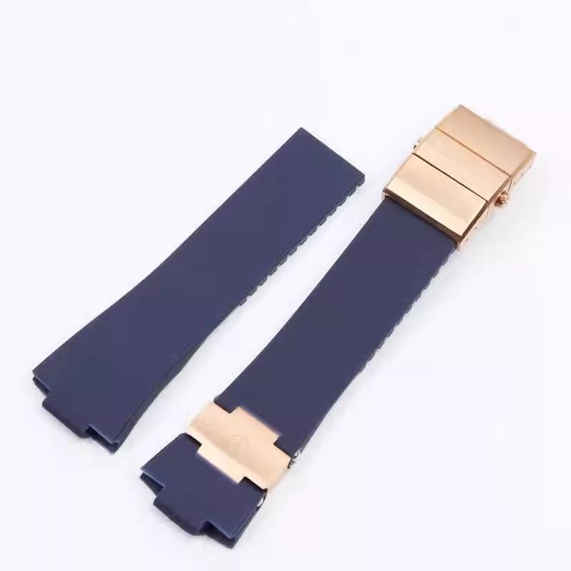 Silicone Watch Strap for Athens Observation Navigation 1183 Men's Women's Waterproof For Ulysse Nardin Rubber Watchbands
