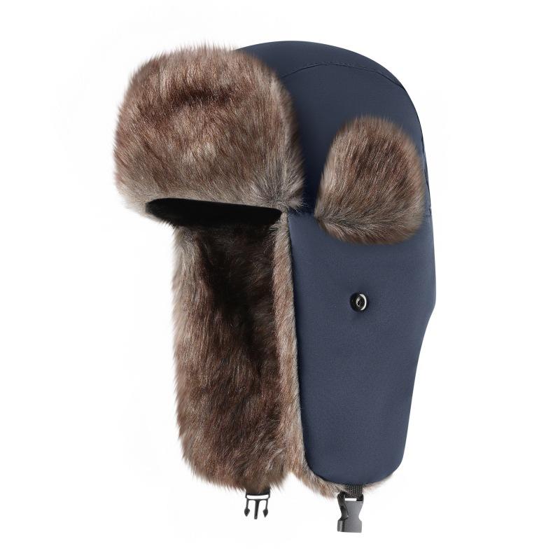 Large Supply of Waterproof Cloth Lei Feng Hat Outdoor Ear Protection Hat Ski Hat Snow Hat Winter Hat Good Source