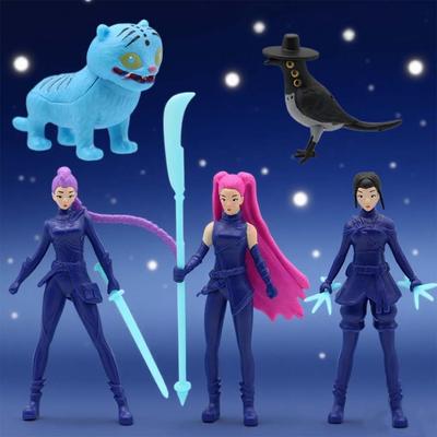 Kpop Demon Hunters Anime Figure Toys Cute PVC Movable Joints Action Figure Model Dolls Kids Birthday Decorations Toy Gifts