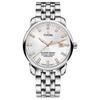 Plum Blossom Master Series Automatic Mechanical Movement Men's Watch 41 Silver Dial Stainless Steel Case Stainless Steel Strap 83188-S-575R