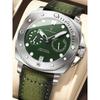 High Quality Watches for Man Waterproof Luminous Date Exquisite Men Clock Nylon Leather Quartz Fashion Wristwatch