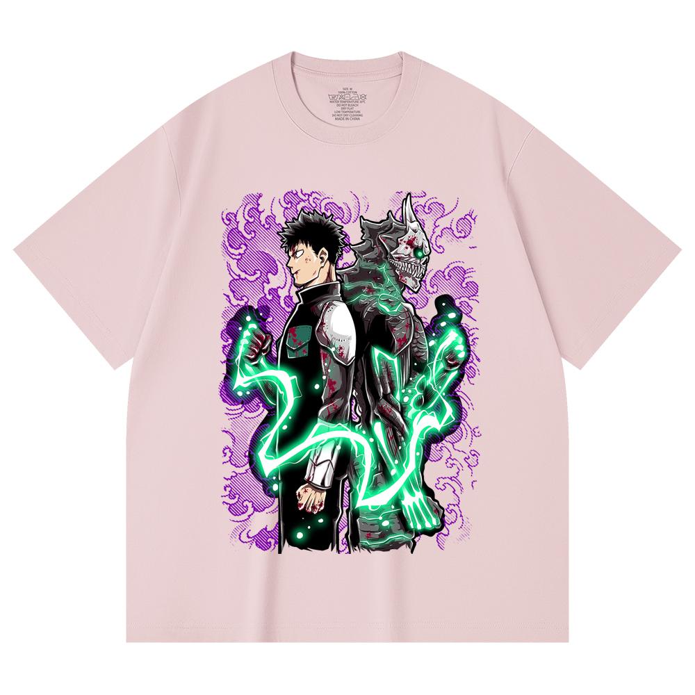 230 Gsm 100% Cotton Kaiju No 8 V9 Kafka Print Unisex Heavy Cotton T Shirt