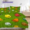 Bird Pattern Bedding Quilt Set Quilt Cover Pillowcase Home Decoration Birthday Gift (1 * duvet cover + 2 * pillowcase, without core)