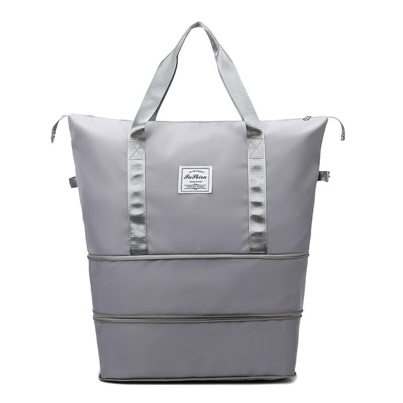 OLOMM Expandable Double-Layer Travel Duffel Bag