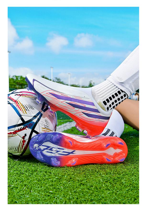 Cross Weltcup F50 Low-Top Fußballschuhe für Jugendliche & Erwachsene, Langstollen, Nocken, Sportwettkampfschuhe
