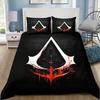 Game A-Assassin S C-Creed Art Bedding Set Gamer Duvet Cover Set Adult boys Bedroom Single Double King Size Comforter Boys