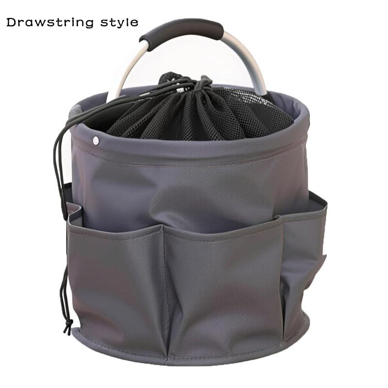 17L Vielseitiger Faltkorb Tragetasche für Picknick im Freien Reinigungs-Organizer Heim-Gartenwerkzeugtasche Großes Fassungsvermögen Waschtasche