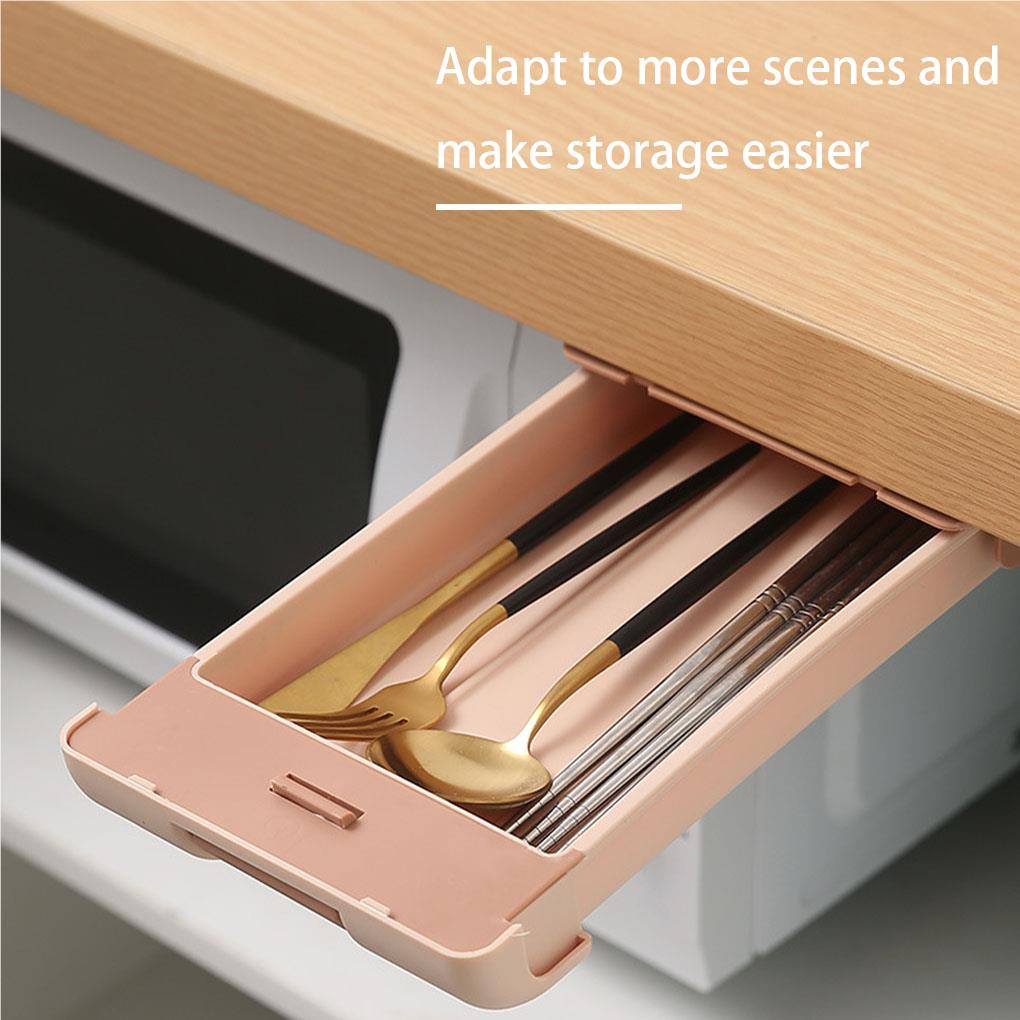 Self Drawer Storage Box Desktop Organizer Key Pencil Case Stationery Tray for Office Home Kitchen