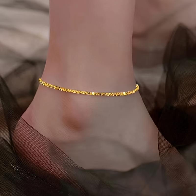 Women's Temperament and Cute Ankle Chains - Simplicity Sweetness and Summer Golden Sparkle That Won't Fade