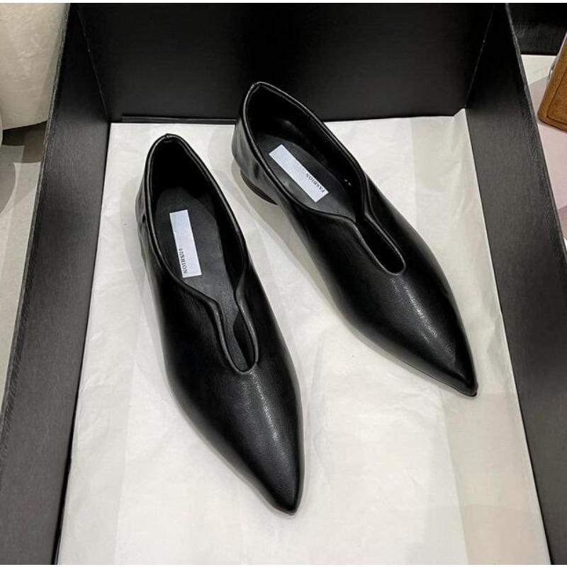 Fashion New Luxury Trend Women Shoes Flats Sandals Pointed Toe Retro Oxford Shoes Mules Casual Ladies Shoes Walking Shoe