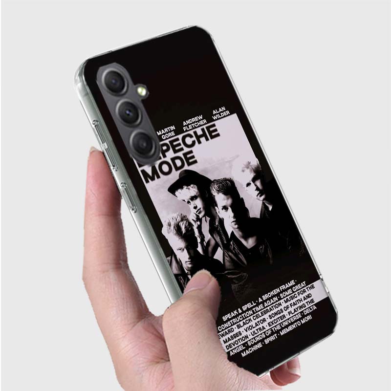 

Rock Band Depeches Modes Phone Case for Samsung A16 A26 A36 A56 A17 A37 A57 A07 A06 A02S A03 A04S A05S Galaxy Note 20 10 A50S A7 Samsung Note 20Ultra