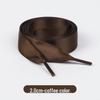 Candy Color Double-Sided 2cm Silk Shoelaces for Casual Shoes & Air Force 1