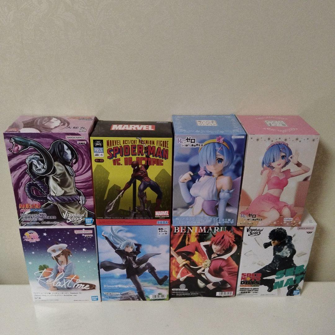 

[USED] Figure collection set (Spider-Man, Rem, etc.)