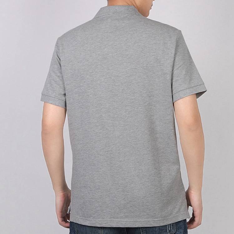 Nike Sportbekleidung Polo mit Kragen und kurzen Ärmeln Herren Tops Grau CJ4457-063