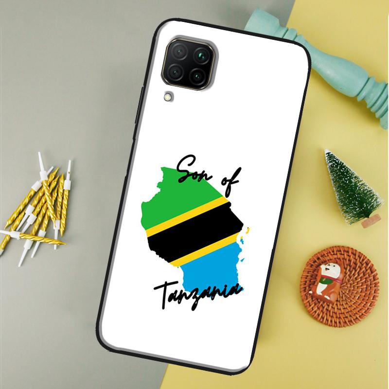 Tanzania National Flag For Huawei P60 Pro P30 P40 Lite Nova 10 9 SE 7i 8i 11i 12i 12s Y90 Y60 Y70 Y72 Y61 Y91 Case