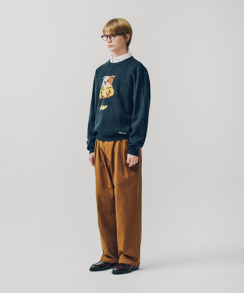 YALE Like Than Round Knit_Navy
