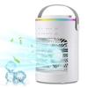 Portable 3 Speeds Air Conditioner USB Mini 7 Colors Lights Air Cooler Fan Water Cooling Fan Air Cooler For Home Office Use