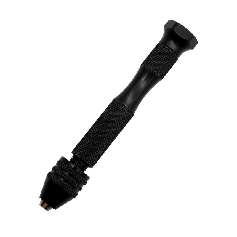 1PC Manual Punching Tool Nuclear Engraving Aluminum Alloy Punch Manual Hand Twist Drilling, Mini Manual Drilling Including Drill Bit