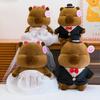 Cute Capybara Wedding Dress And Couple Dress Up Plush Doll For Gift And Decor